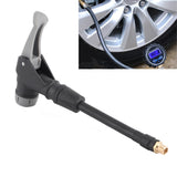 Car 2‑In‑1 Tire Inflator Hose Adapter Air Chuck Rubber Extension Tube Auto Accessories for American French Tire Valve