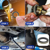 100/150Pcs Metric Dowty Bonded Oil Seal Washer Automotive Drain Plug Gaskets Oil Crush Washers M6 M8 M10 M 12 M14 M16 M20 M24