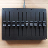 10-way fader Fader USB interface MIDI controller for music host software Customizable CC information