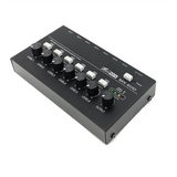 B02B-MX600 Ultra Low-Noise 6-Channel Line Mixer Stereo/Single Track Switch Microphone Preamplifier