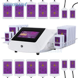 Newest 14 Pads Lipo Body Weight Loss Shaping Slimming Fat Machine Reduce Cellulite/Diode Lipolaser Beauty Equipment For Home Use