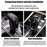 Suitable for Porsche Genuine Carbon Fiber Replaceable Gear Lever Cover New Cayenne and New Panamera for Lossless Installation