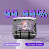 Ultrasonic Retainer Cleaner Machine With UV Lamp For Jewelry Dentures And Knives Forks Household Ultrasonic Cleaner EU EU P