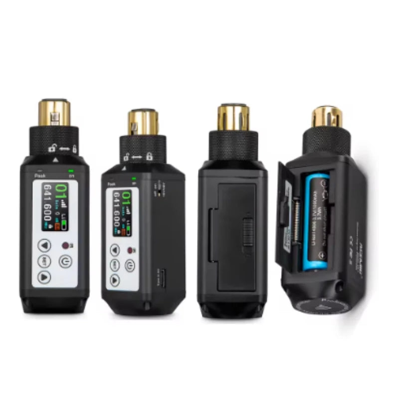 Acemic Acemic RT-1 XLR Wireless Microphone Adapter, Plug-On Digital Audio Tr ...