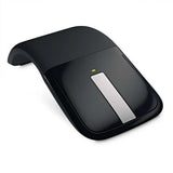 Arc-shaped Touch Folding Mouse Bluetooth/2.4G Optical Ergonomic Bluetooth Mouse 1200DPI Portable Cordless Mouse Smooth Office