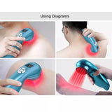 Pain Relief Laser Therapy Device Handheld 650nm/810nm LLLT Cold Laser for Joint Muscle Pain Arthritis Treatment Rechargeable Por