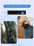 Video Projector 3D Wifi BT Touch Screen Dlp Smart Mini Portable Video Projector with Rechargeable Battery
