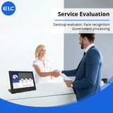 ELC WL1017T 10.1 Inch Android Desktop PC with L-Shape RK3128 RJ45 POE POS Wi-Fi 6.0 Android Tablet for Business Use