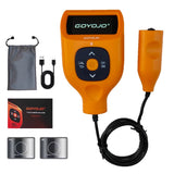 Digital Paint Thickness Gauge Built-in Bluetooth 0.0-9900μm Fe/Al/Zi Putty Car Paint Coating Thickness Tester LCD Screen