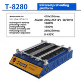 Infrared constant temperature preheating table T-8280/T-8120 PCB board preheating furnace high-power heating table 220V/110V