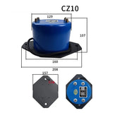 CZ10 Adjustable Electromagnetic Hopper Vibrator 10KG Force 220V AC Anti-Bridging Vibrator for Silos & Bins