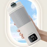 650ml Portable Electric Kettle Boil Water Cup Thermo Pot Smart Teapot Temperature Adjustment Kettle Travel Heating Cup 220V