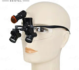 Best 4X 5X 6X Lab Binoculars Magnifigers 5W Surgerys Ergovisions Headlamp Loupes with LED Light  Lithiums Battery 300-600mm/