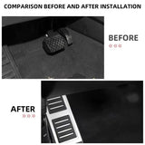 LHD Gas Brake Foot Rest Pedals For E-TRON A6 E-TRON Q6 E-TRON Q8 E-TRON 2025 2026 Pedal Cover Pad