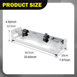 Stretch Film Wrap Dispenser Easy Packaging Experience Shrink Wrap Packing Machine Tabletop/Wall for Warehouse Home Use Factory