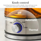 110V/220V Electric Kettle Automatic Steam Spray Teapot Multifunctional Glass Teapots Thermo Pot Household Boil Water Kettle 1.3L