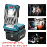 9W Worklight For Makita 18V BL1815 Cordless Tools Li-ion Battery Working Lamp Portable LED Light For Makita 14.4V Battery BL1415