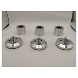 Speaker Isolation Stand Lead Alloy Adjustable Tray Pad  Ball Foot Speaker Stand Isolation Feet Spike Black Easy Install