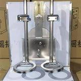 Stainless Steel Double Cup Bubble Tea Fruit Juice Coffee Shop Shaking Machine With Timer Cocktail Boba Milk Tea Shaker 110V 220V