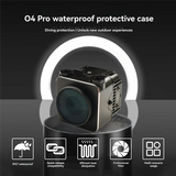 Aluminum Protective Case For DJI O4 Pro CNC IP67 Waterproof For Gopro Base FPV Accessories Compatibility