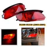 Exclusive Car Rear Bumper Fog Light Parking Warning Light Reflector Tail Lights For Lexus RX300 RX330 RX350 2003-2008