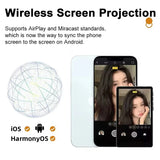 Phone Selfie Monitor Screen Wireless Magnetic Mount Vlog Phone Rear Camera Selfie WiFi Bluetooth Connection for Selfie Live
