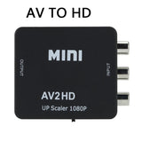 RCA AV to HDMI-compatible Converter AV/CVSB L/R Video Box HD 1080P 1920*1080 Support NTSC PAL Output AV To HDMI-compatible