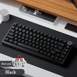 New AK820 Gaming Keyboard 82-Key RGB Backlit Mechanical Keyboard With Knob Mechanical Keys Wired Keyboard Office