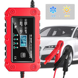 6A 12V Electric Motorcycles Charger Battery Maintainer Trickle Charger Smart Charger Car and Motorcycle Battery Charging Unit