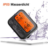 Bluetooth Meat Thermometer IPX5 Waterproof Dual Probes Digital LCD Display for Cooking Oven BBQ Grill Smoker Temperture Monitor
