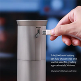 Portable Electric Coffee Grinder - Compact Stainless Steel Grinding Core, Ideal For Travel And Small Kitchens Use
