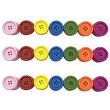 500pcs Colorful Wooden Buttons for Sewing Scrapbooking Craft