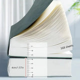 High Quality PU Soft Cover Notebook 368 Sheets A5 Notepad Blank Inner Page Thick Sketchbook School Office