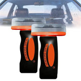 Glass Oil Film Remover For Car, Anti-Rain Fog Brush 2PCS, Roll-On Glass Compound Cleaning Board