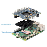 Raspberry Pi 5 Poe HAT Power Over Ethernet 802.3Af Moudle For Pi5