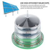 Ship Beacon Light Barge LED Navigation Flashing Floating Marine Boat Accessory Waterproof Solar Ship Light IP68 Waterproof Solar