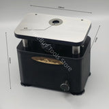 Desktop Electric Trimmer, 150W Mini Edge Trimming Machine with Adjustable Worktable, Variable Speed 0-10000 RPM, ER11 Collet