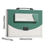 Durable Waterproof PP Expanding File Bag 13 Layers Large Capacity Document Bag With Pencil Case A4 File Folder Students