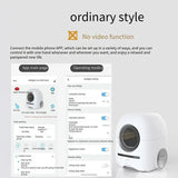 2026 Hot Selling Intelligent Cat Litter Basin APP Video Remote Control Intelligent Electric Cleaning Shovel Fully Enclosed