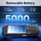 Mobile Data Terminal PDA Android 14 4+64GB NFC Ultra Scanning Performance  5000mAh Battery IP67 With Charging Cradle