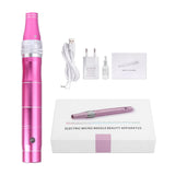 Professional Dermapen Derma Pen Electric Wireless Derma Pen With Screw Cartridges MTS Microneedling Needles Mesotherapy Beauty