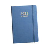 A5 Diary Notebook, 2023 Monthly Journal Notepad 180 Sheets 360 Pages Writing Pads PU Leather Cover for Business Work Supplies