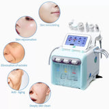 6 in 1 Multifunction Water Facial Spa Cleaning Peeling Oxygen Skin Tightening Microdermabrasion Hydra Machine