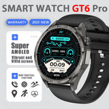 Watch6pro Smartwatch 1.5 Inch HD IPS Screen GPS Motion Tracking Bedlight BT Call Altitude Pressure Dynamic Island Health Monitor