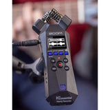 Original Zoom H1essential  Digital Camera Audio Recorder Stereo Microphone with wind sponge and fur coat gifts