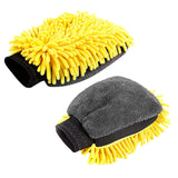 Car Cleaning Gloves Chenille Cleaning Cloth Towel Blue Yellow Orange Cleaning Tools  for Cleaning Washing Car Accessories