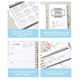 High Quality A5 2026 Planner Weekly and Monthly Agenda Academic Planner Jan.2026 - Dec.2026 Schedule Organizer Calendar 2026