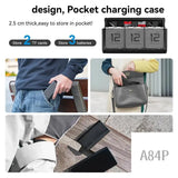 TELESIN For Gopro Hero 12/11/10/9 3 Slots Charger Set Portable Charging Case