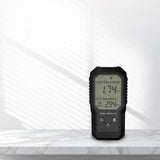 Black Color ABS Measurement Range 0-270pCi/L Test Elements Radon Long Term Average/Radon Short Term Average
