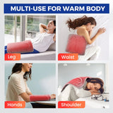 9-gear Electric Foot Heating Pad Portable Winter Soft Plush Washable Foot Warmer 4 Timer Heater Foot Warming Mat for Home Office